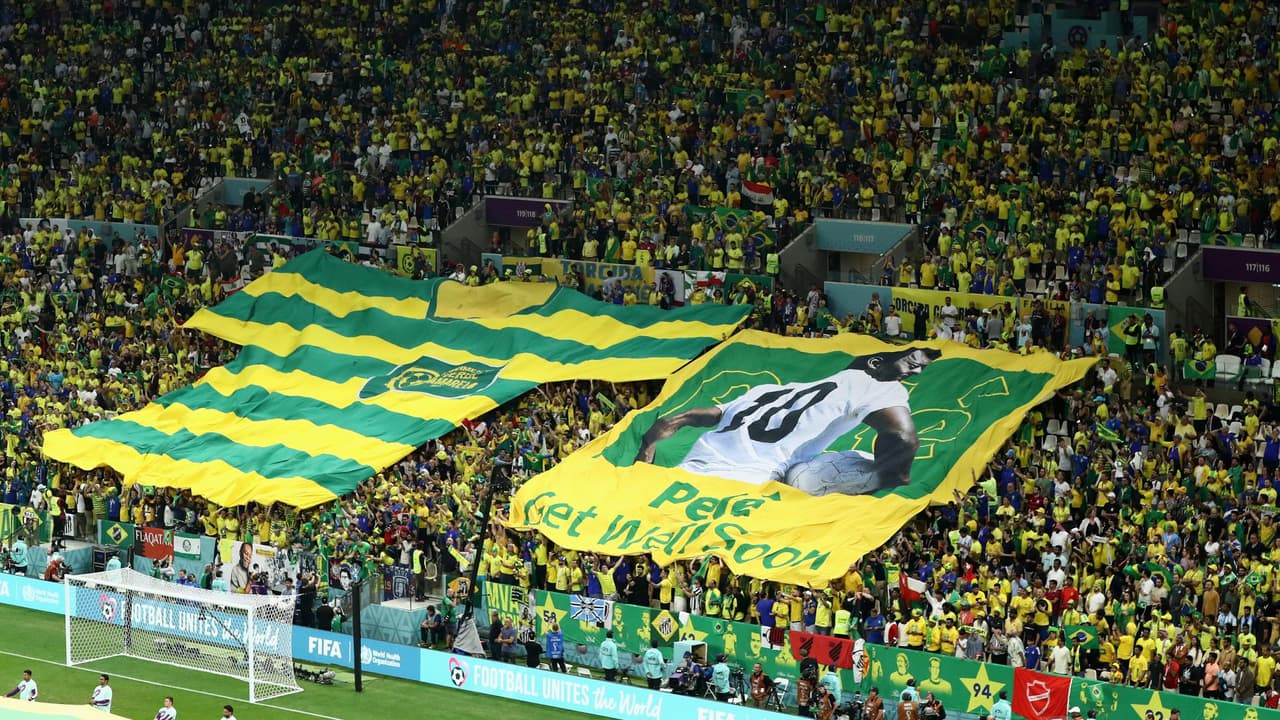 Qatar 2022 llena de muestras de apoyo a Pelé ante su difícil estado de salud