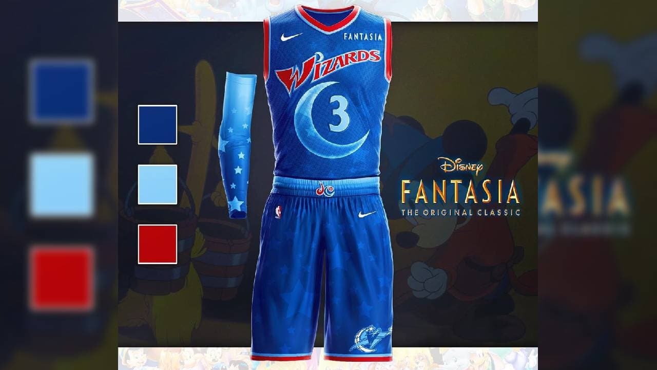 Los Washington Wizards no podían tener mejor inspiración que el gran clásico de Disney, ‘Fantasia’.