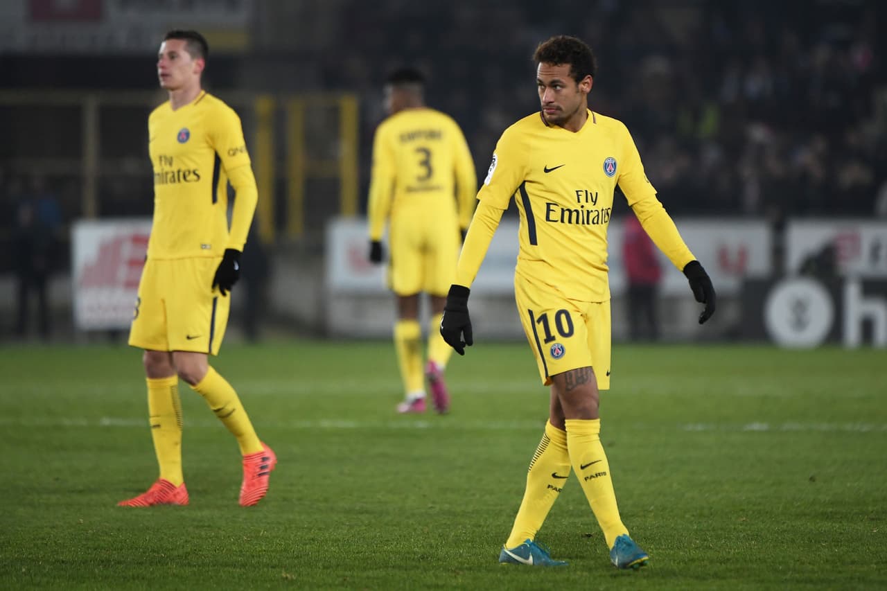 Neymar no supo cómo llevar al París Saint-Germain a la igualdad de visitante.