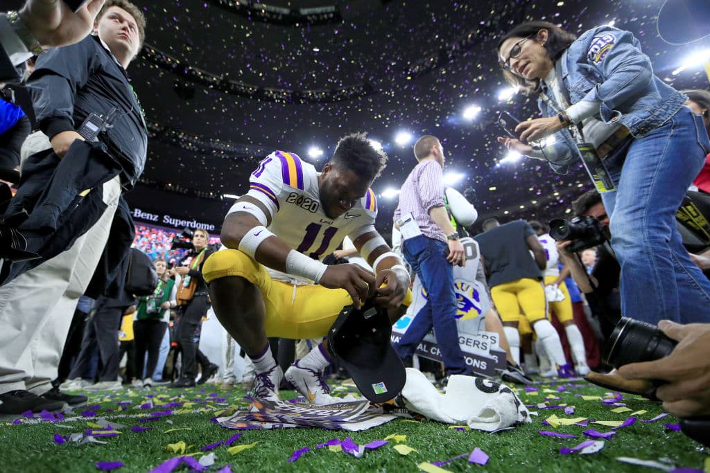 Así fue la celebración de LSU tras coronarse campeón de la NCAA sobre Clemson, con una actuación destacada de Joe Burrow.