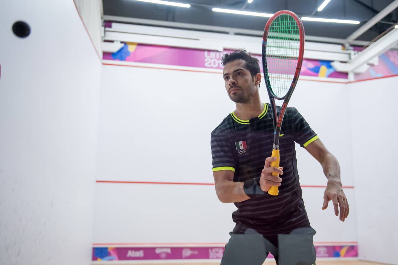 Mexicano César Orlando suma bronce en squash