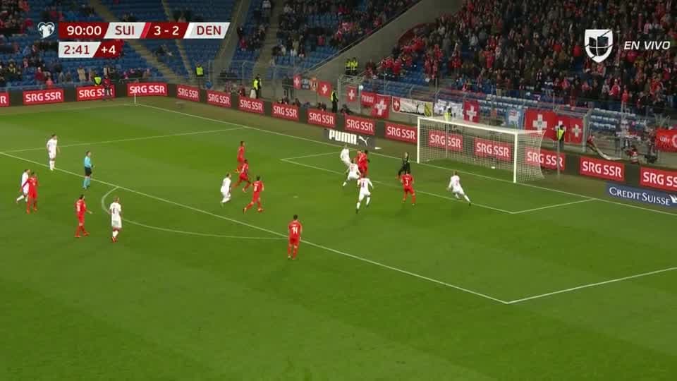 ¡Agónico empate! En el descuento Dalsgaard logra igualar para Dinamarca