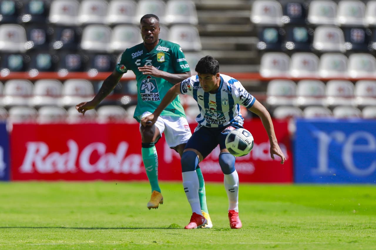 El doblete de Víctor Guzmán y los goles de Matías Catalán y Roberto de la Rosa confirman la holeada 4-0 de Pachuca sobe León en la jornada 1 del Apertura 2021.