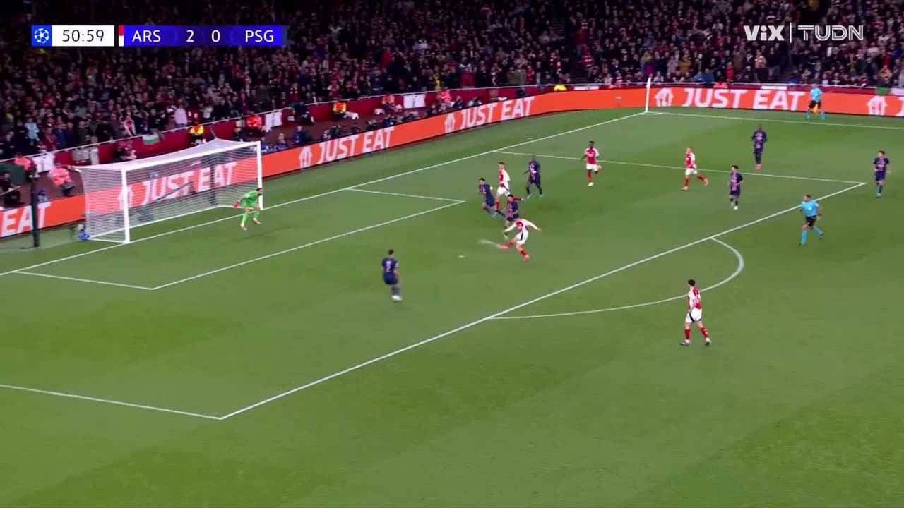 ¡Qué golazo iba a marcar el Arsenal! Se crece Donnarumma