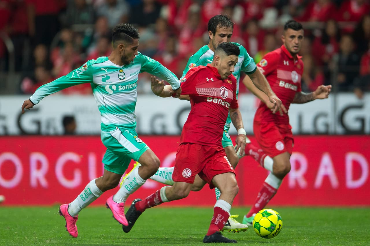 Antonio Rios marcó el tanto del Toluca al minuto 42.
