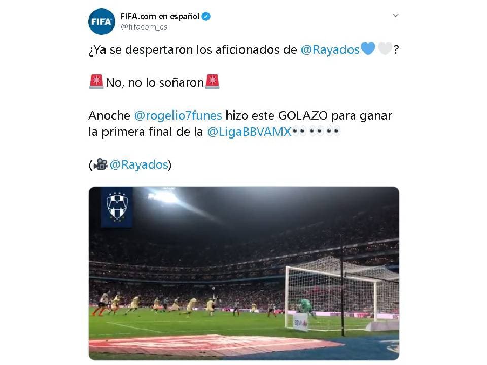 No paran los elogios a Funes Mori.