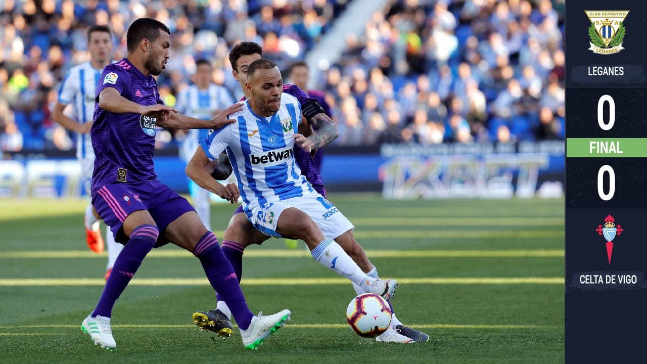 Sin Diego Reyes, pero con Néstor Araujo, Leganés y Celta no se hacen daño
