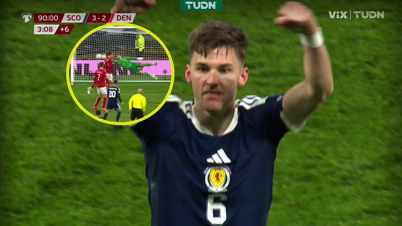¡Golazo para el Mundial! Kieran Tierney mete a Escocia a la Copa del Mundo