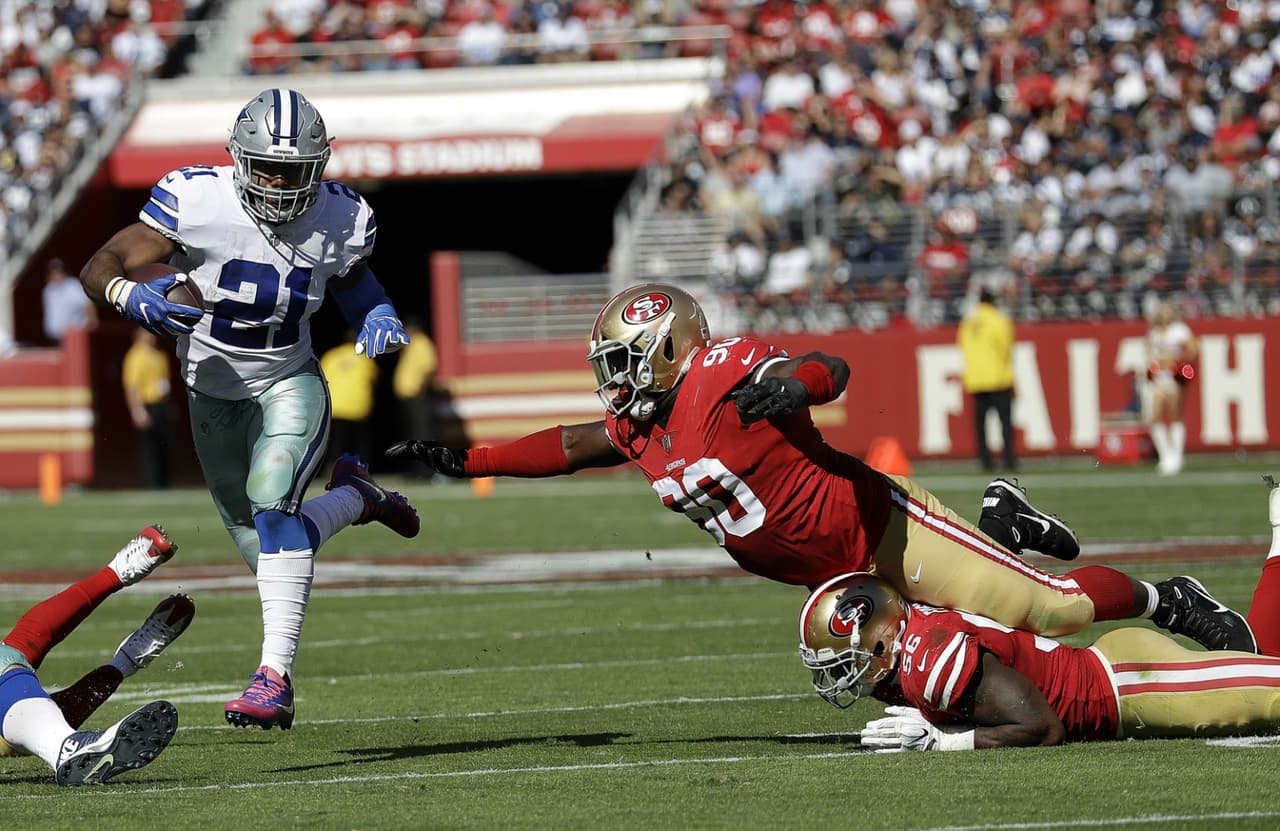 Elliot volvió a demostrar por qué fue el líder corredor de la NFL en 2016.