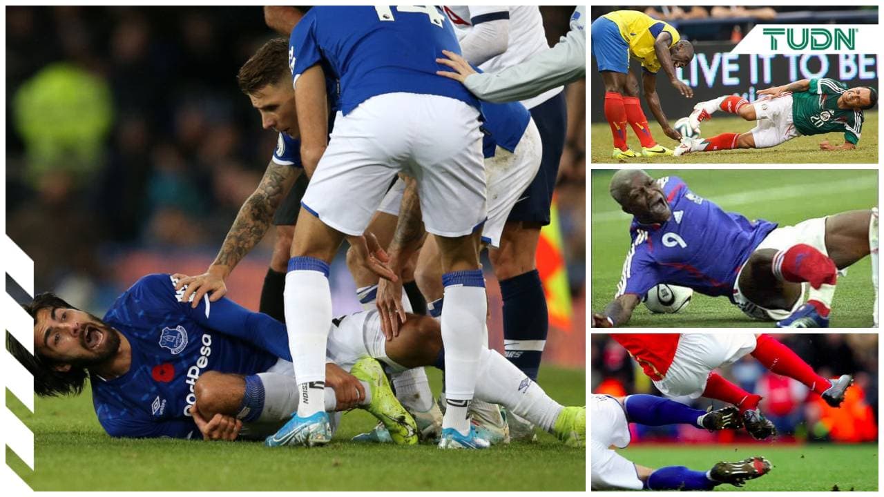 Las lesiones del futbol que nos conmocionaron dentro del terreno de juego.