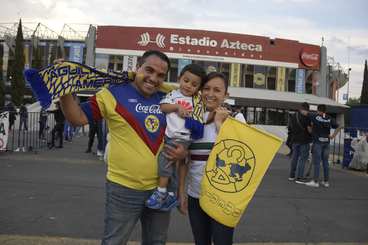 Los fanáticos del América listos para disfrutar el juego contra Lobos BUAP.