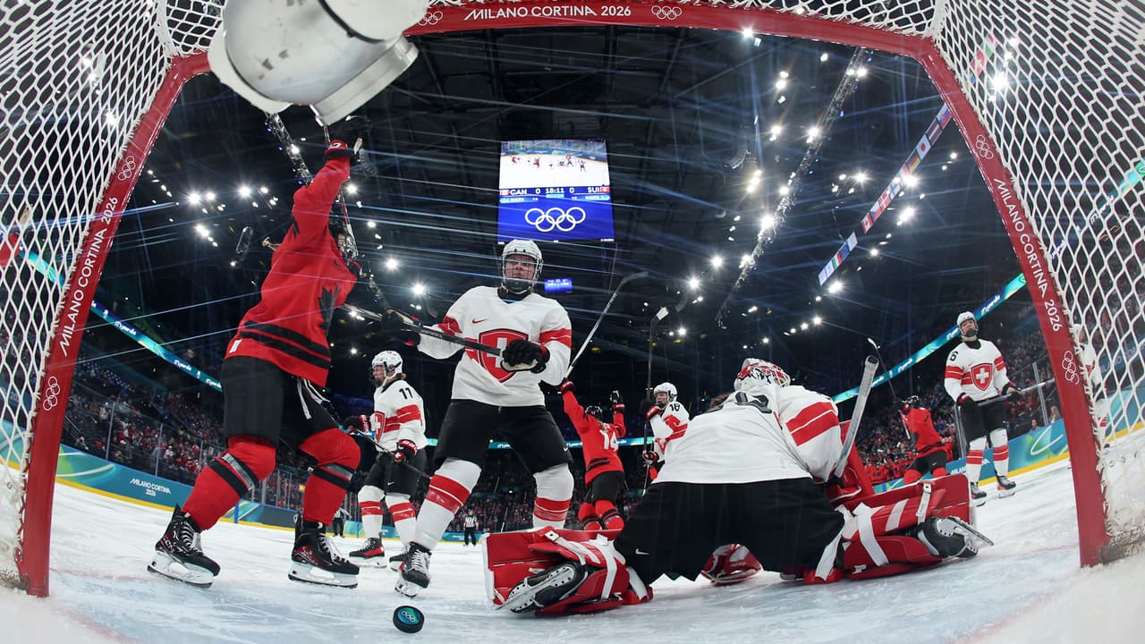 Canadá va por el bicampeonato en hockey sobre hielo, tras vencer a Suiza en Semifinales