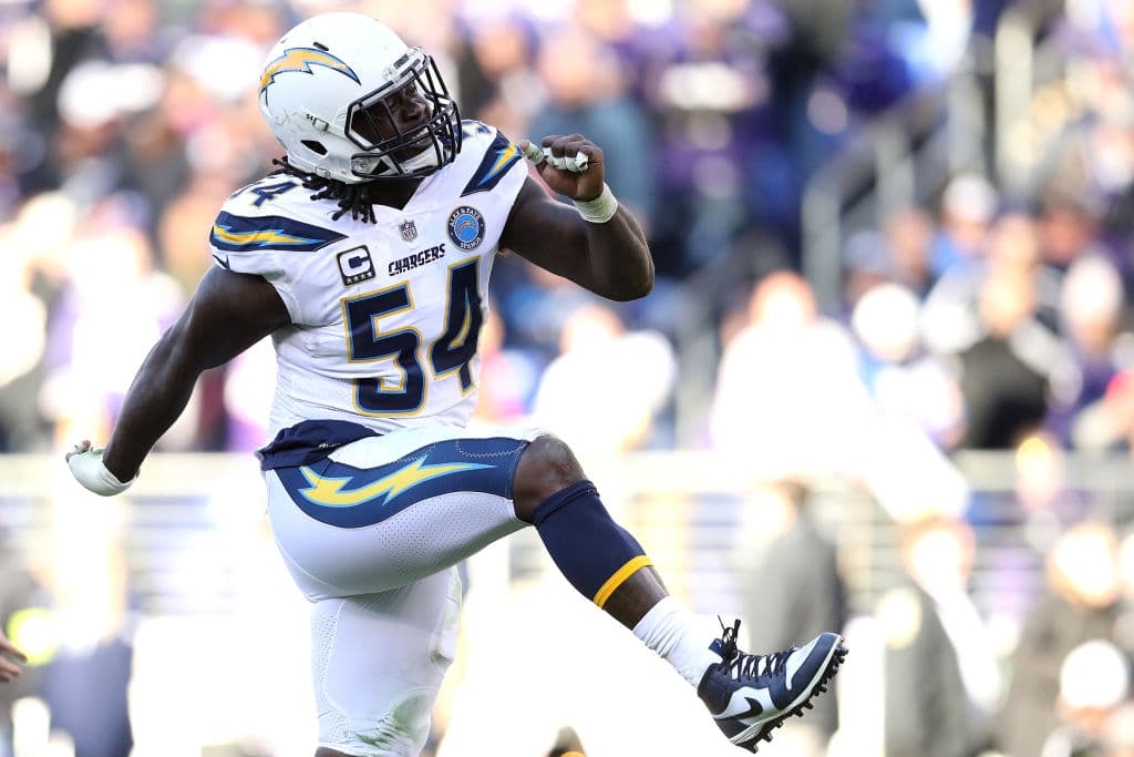 Melvin Ingram se apuntó dos de esas siete capturas que tuvo la defensa de los Chargers sobre Jackson.