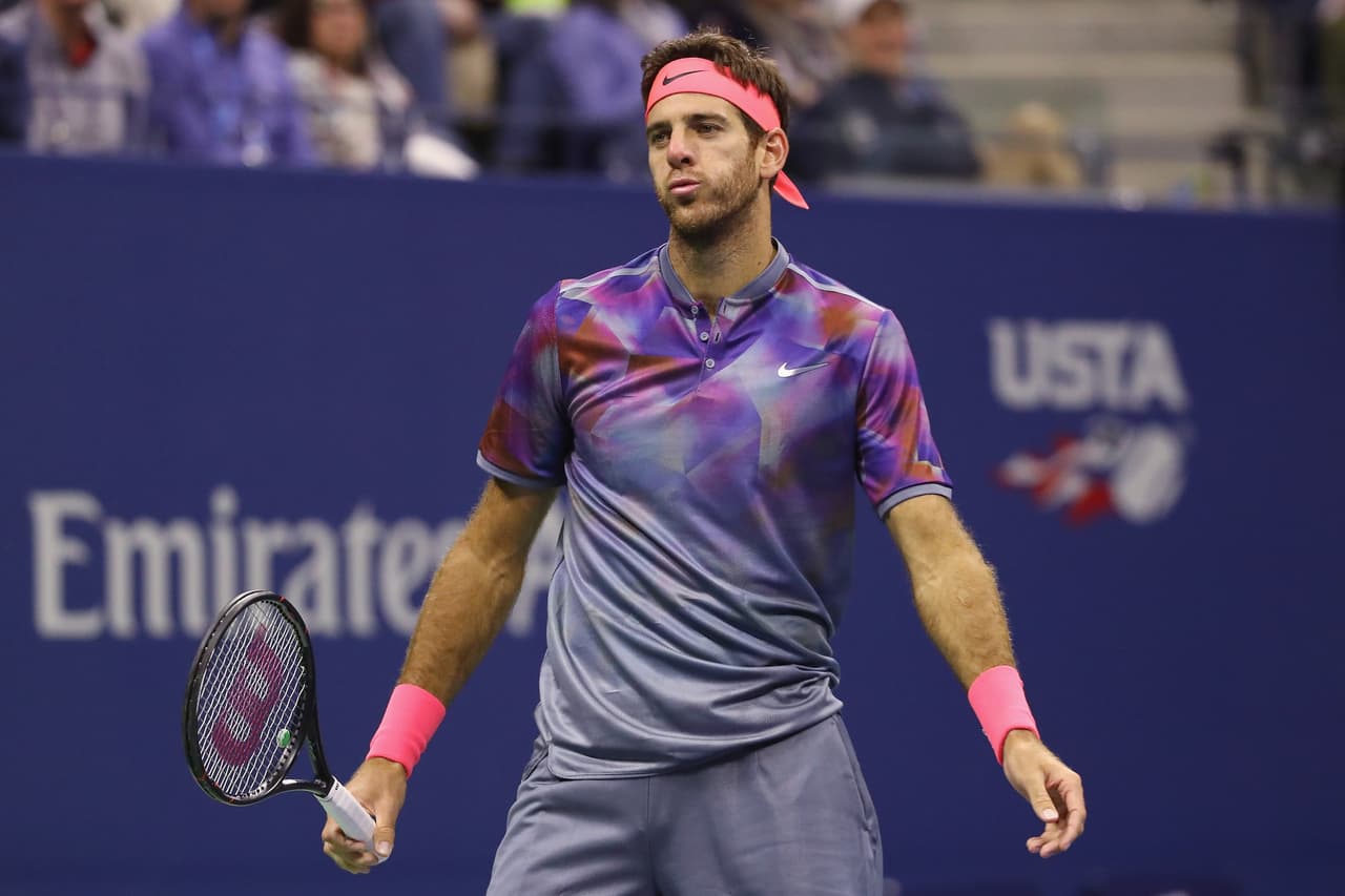 Del Potro arrancó de gran manera llevándose el primer set con un parcial de 6-4.