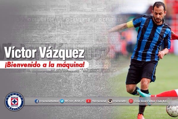 El español Víctor Vázquez ya es de Cruz Azul