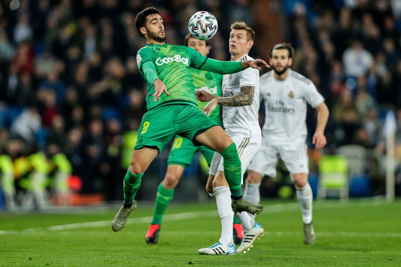 Tremendo partido el de la Real Sociedad en el Santiago Bernabéu para dar la sorpresa ante el Real Madrid, por los cuartos de final de la Copa del Rey.