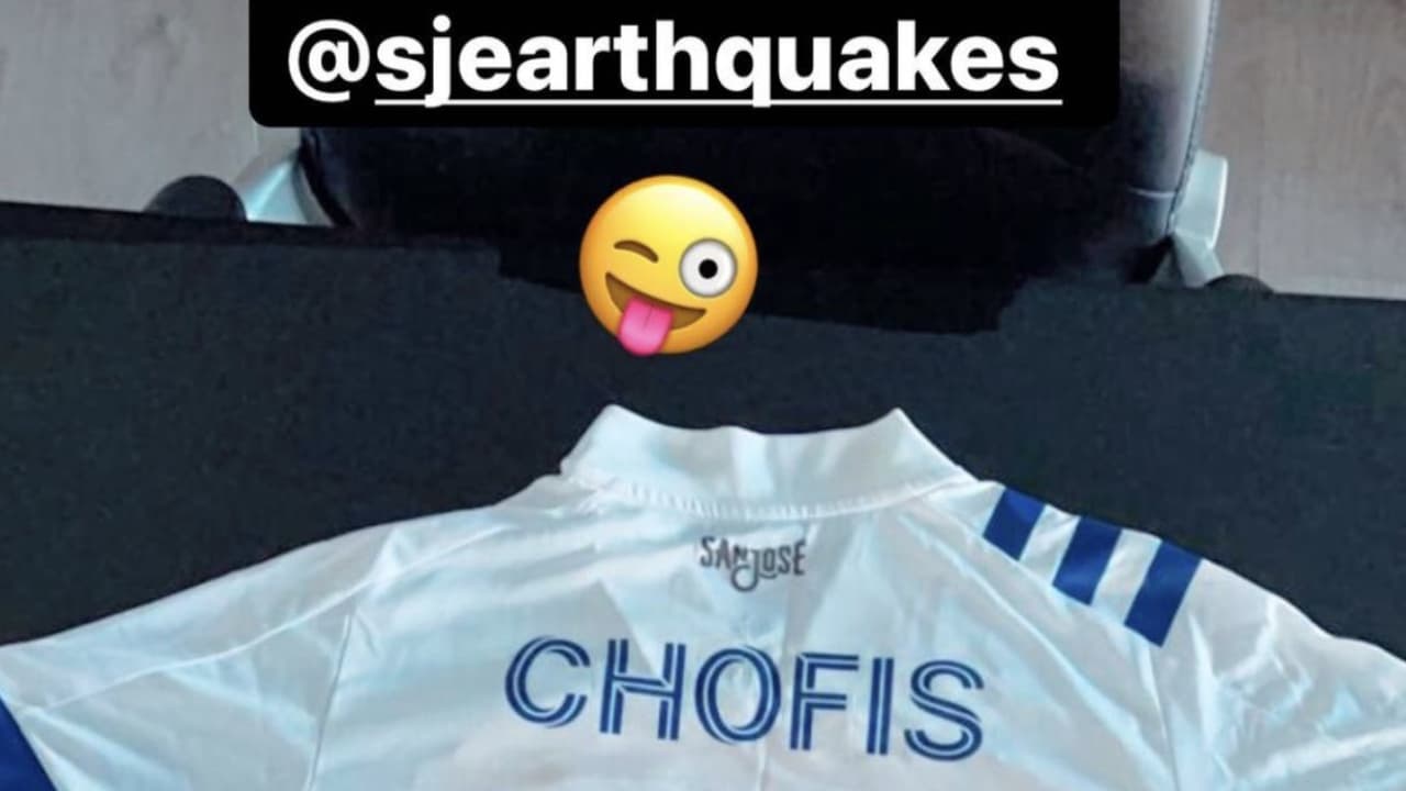 'Chofis' López presumió nuevo número en SJ Earthquakes