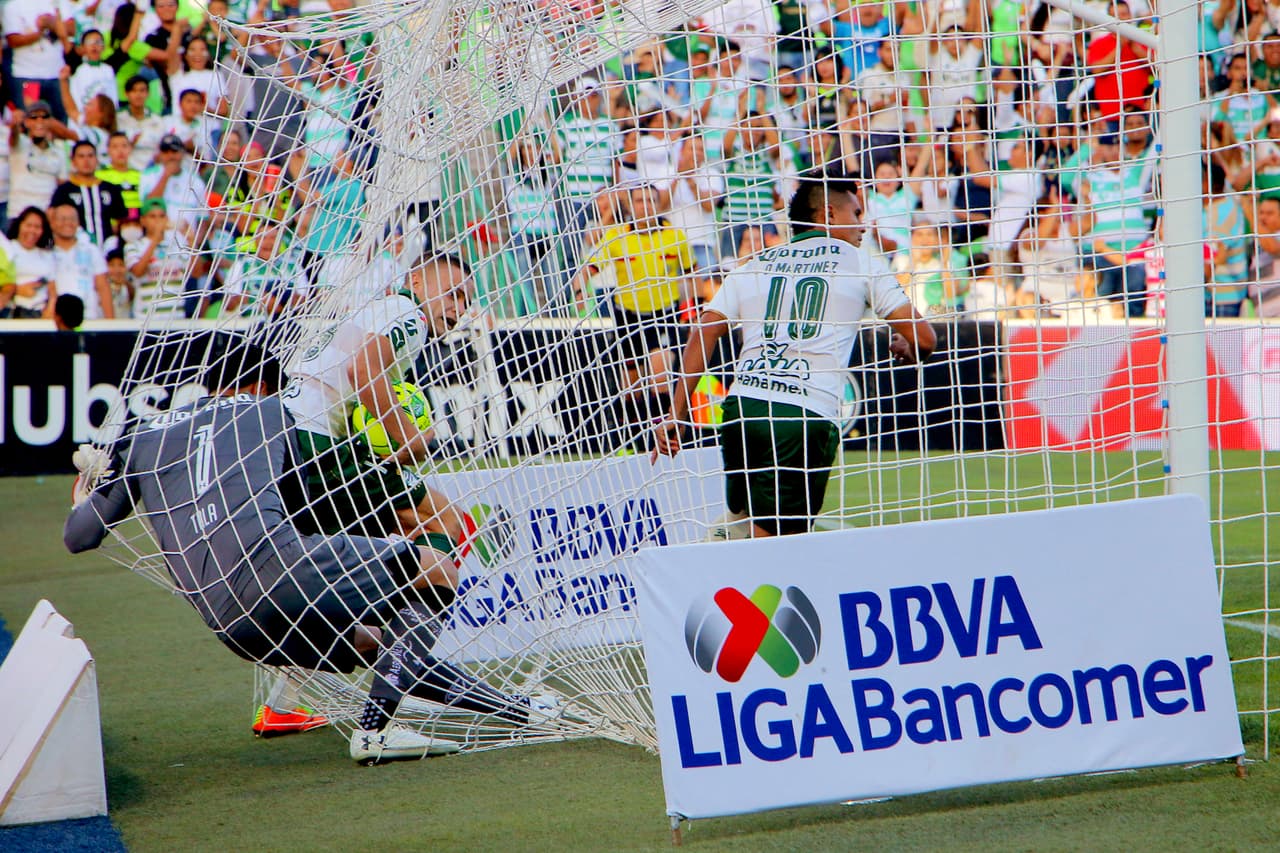 Jonathan Rodríguez anotó un penal al minuto 47, acercando a los de la Comarca Lagunera.