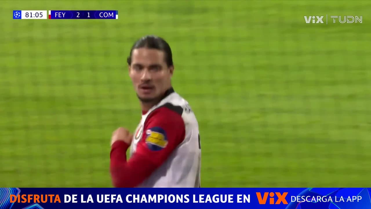 ¡Doblete de Hadj Moussa! Su disparo se desvía en un defensa y termina en gol para Feyenoord