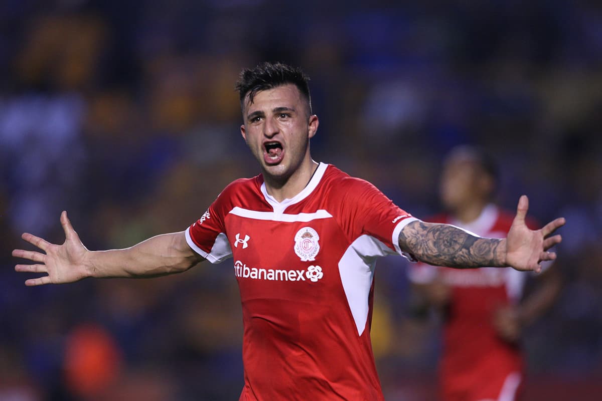 El delantero argentino Enrique Triverio le dio el empate a Toluca al minuto 53' al Toluca.