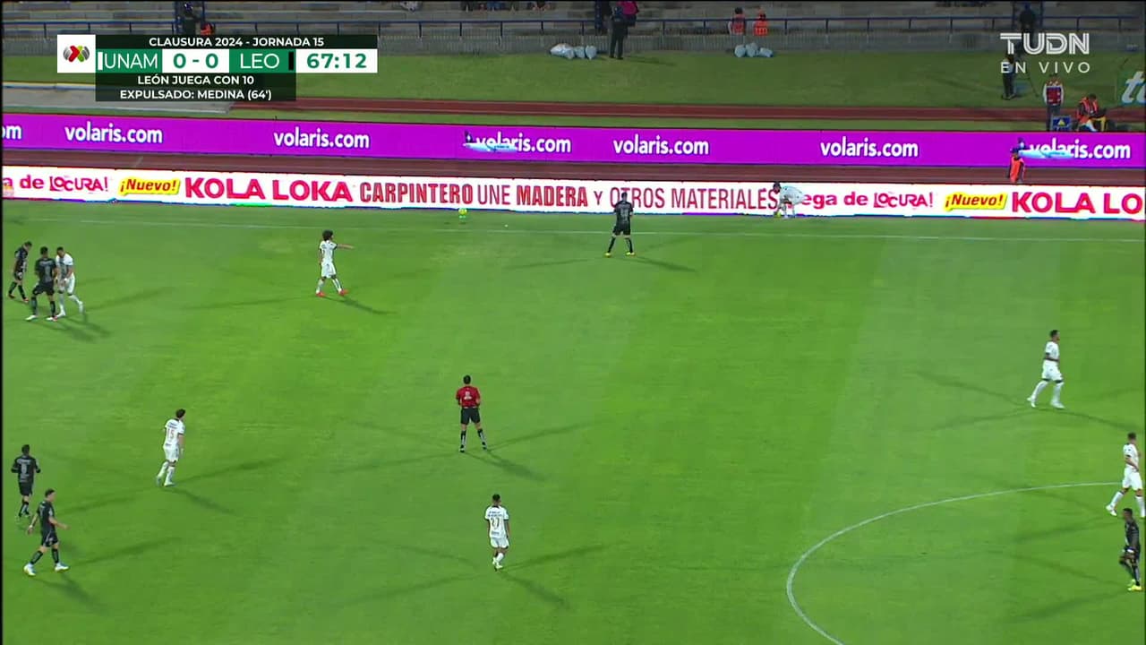 ¡GOOOL! Piero Quispe anota para Pumas UNAM.