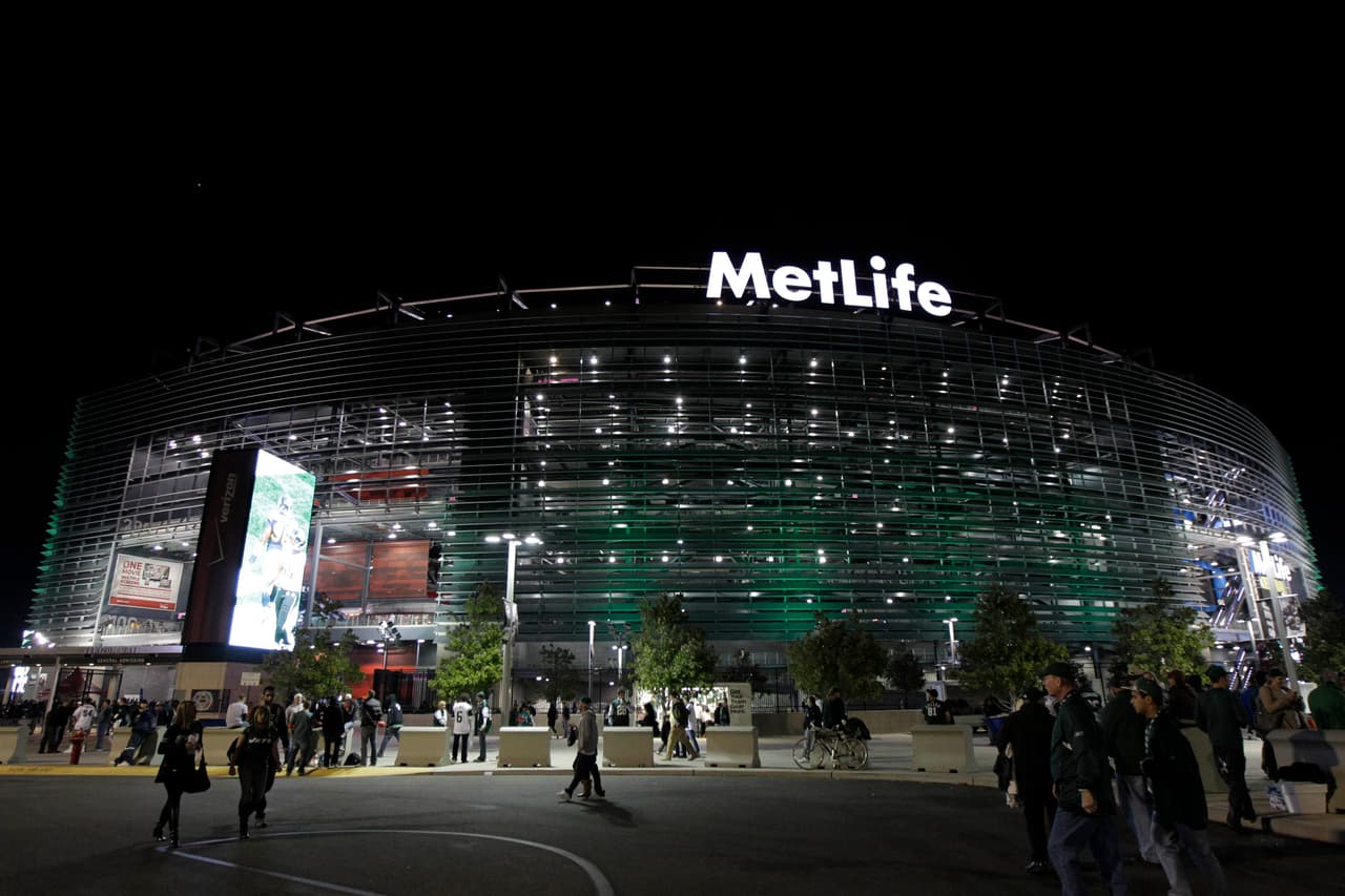 El MetLife Stadium del estado de Nueva Jersey es la casa de los Jets de NY, equipo de la NFL.