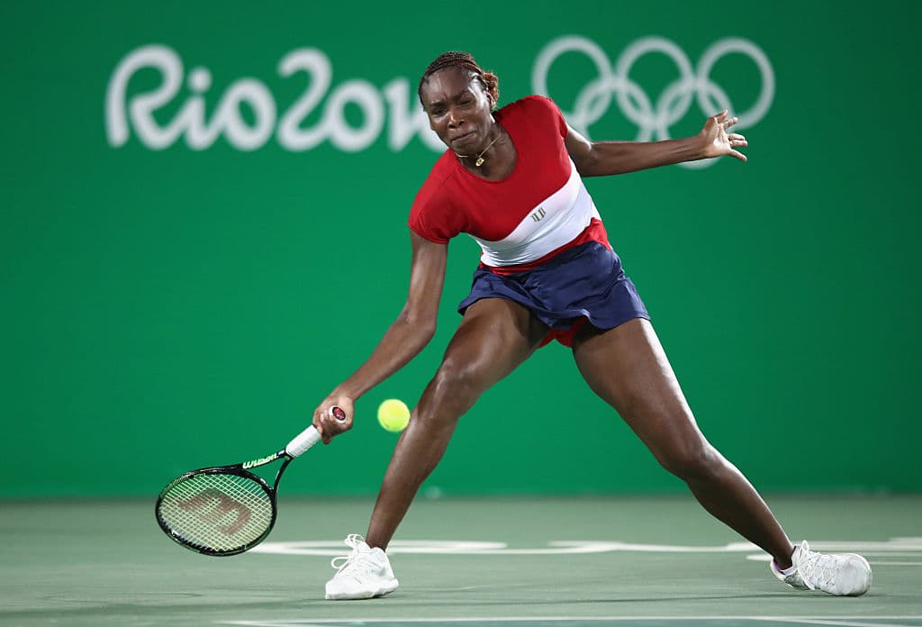 Venus Williams cayó muy rápido en los Juegos Olímpicos.