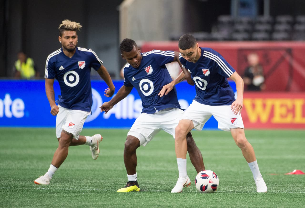 Josef Martínez, Darwin Quintero y Miguel Almirón, parte del poderío del Equipo de Estrellas de MLS.