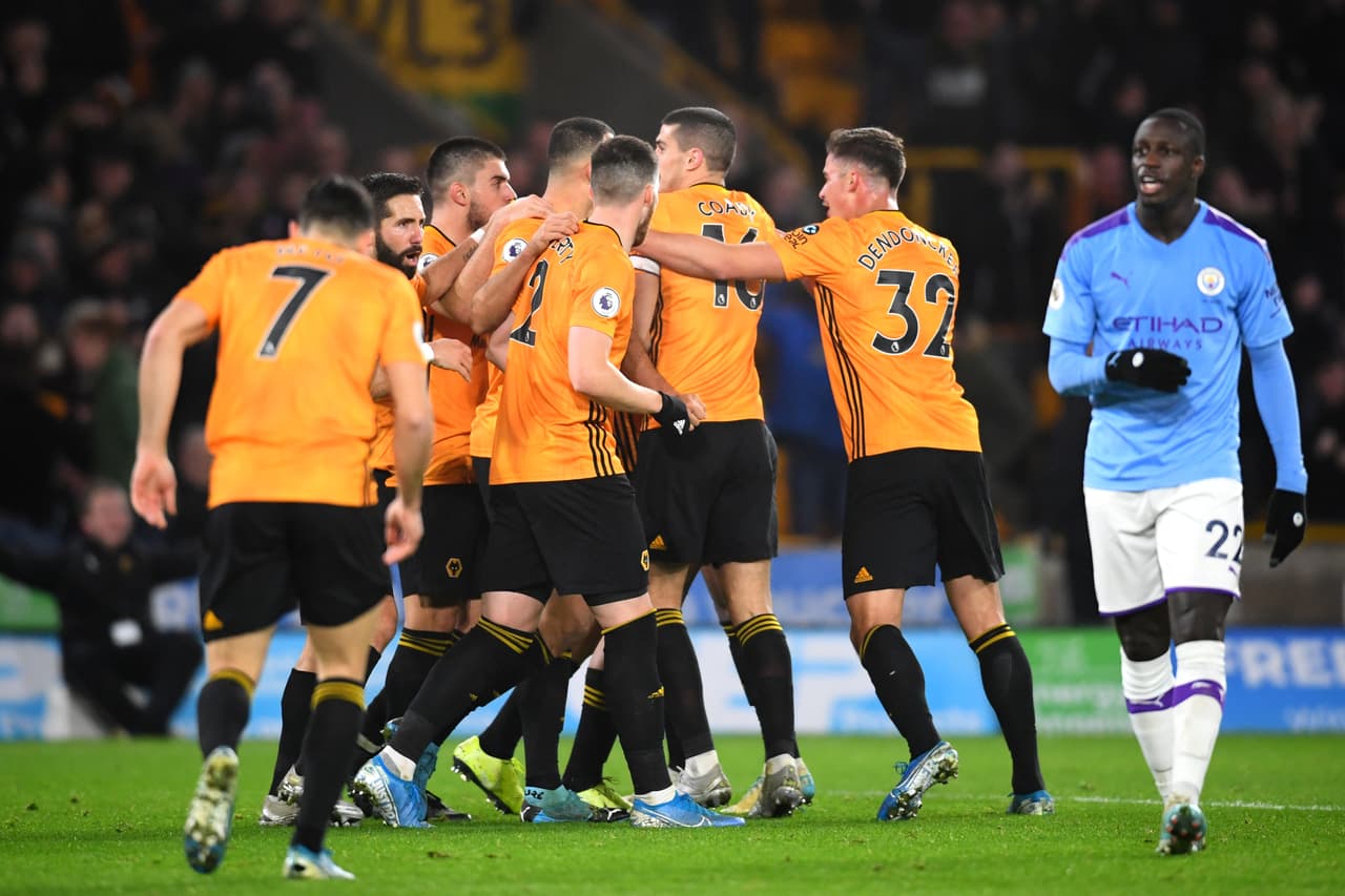 Wolverhampton supera de manera agónica 3-2 al Manchester City con anotaciones de Adama Traoré (55'), Raúl Jiménez (82') y Doherty (89'). El doblete de Rahem Sterling (25' y 50') no fue suficiente para los de Pep Guardiola.