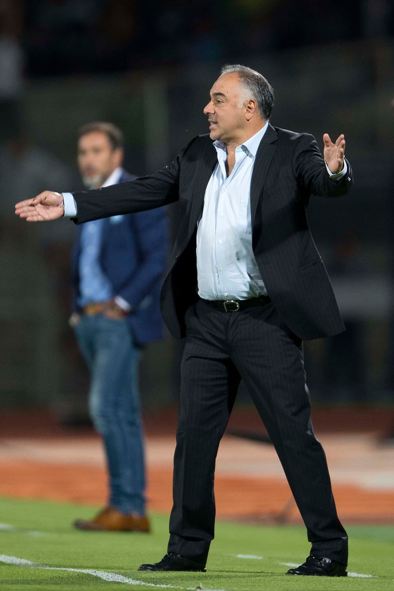 El técnico mostró su molestia por la lesión de David Cabrera