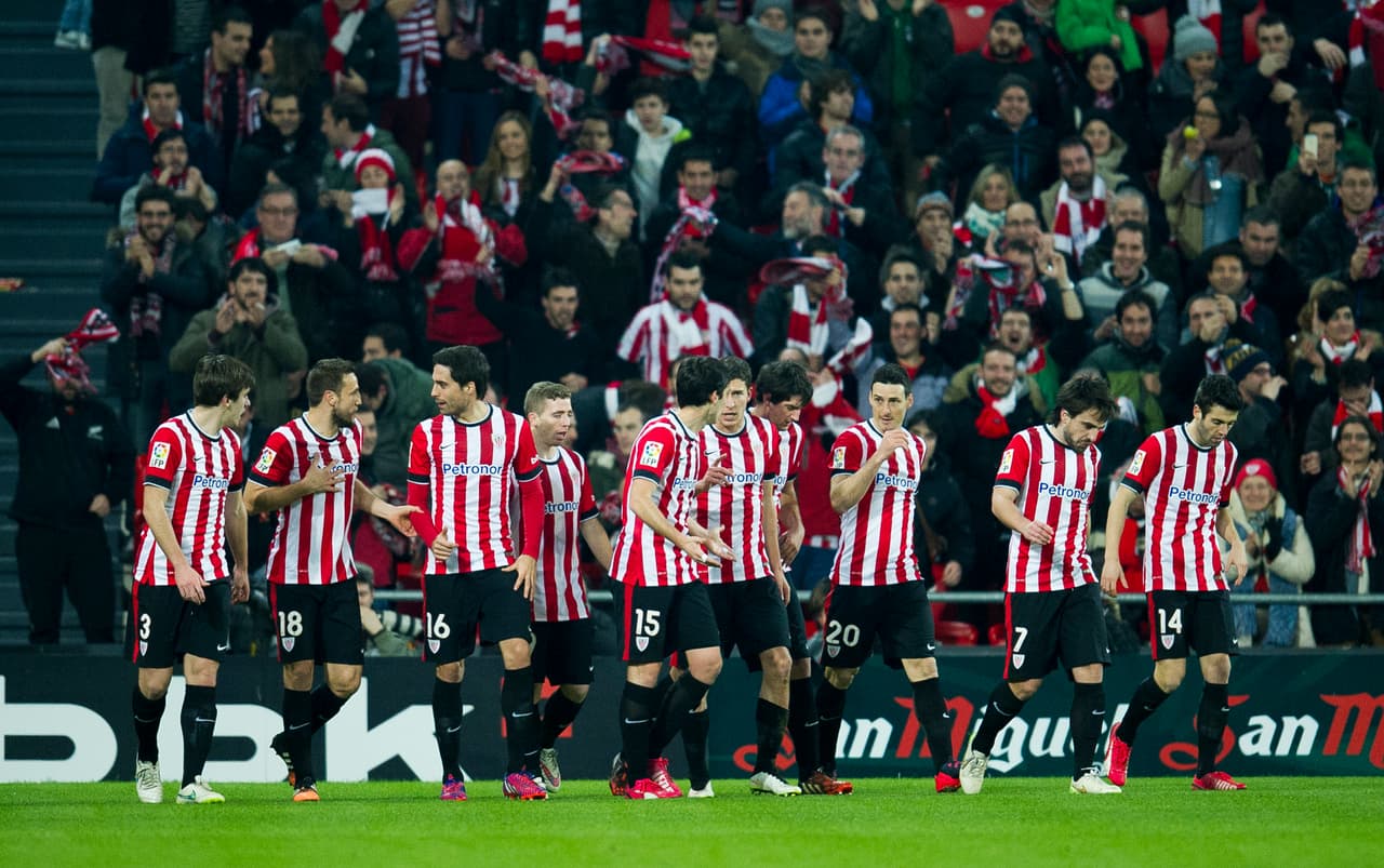 El Athletic no calificaba a la Champions League desde 1998 y en 2014, gracias a los goles de Aduriz, llegó su segunda participación.