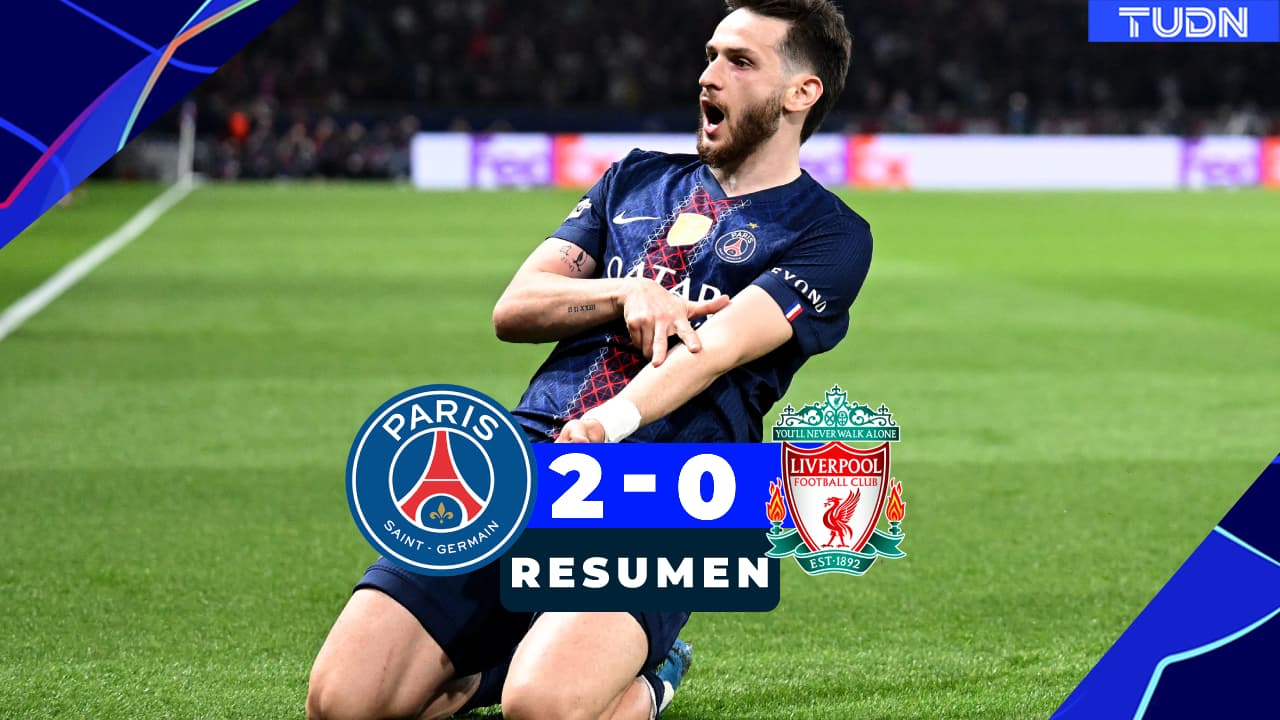 Resumen | ¡PSG impone condiciones! Victoria contundente ante Liverpool en la Champions