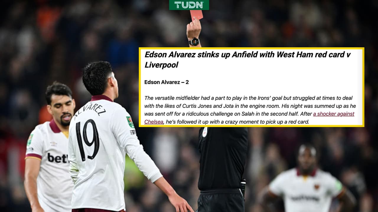 Prensa inglesa le pega y se pregunta qué pasa con Edson Álvarez