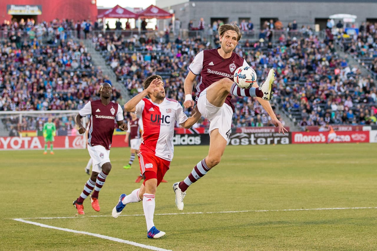 Axel Sjoberg fue titular en el triunfo de Colorado Rapids por 1-0 sobre New England Revolution.