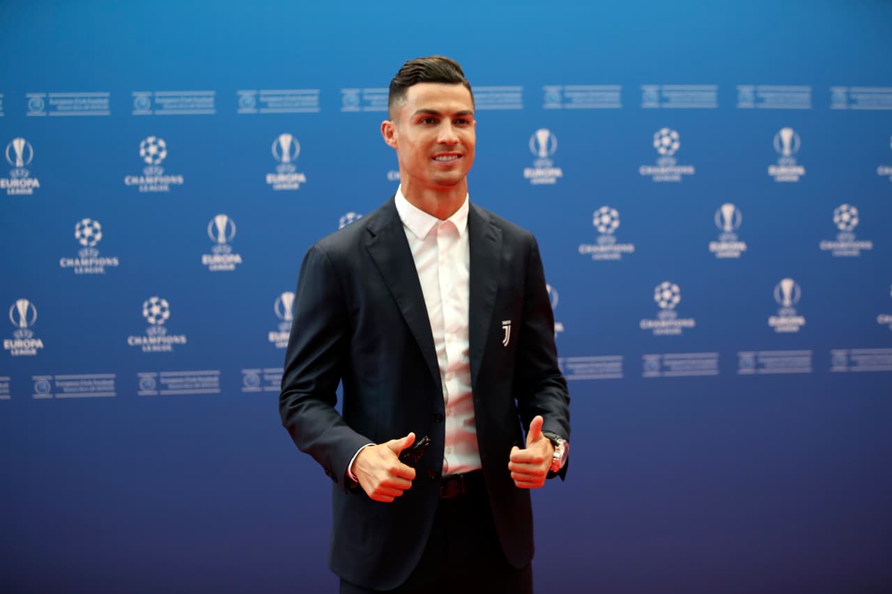 El goleador de la Juventus de Turín, se mostraba entusiasta.