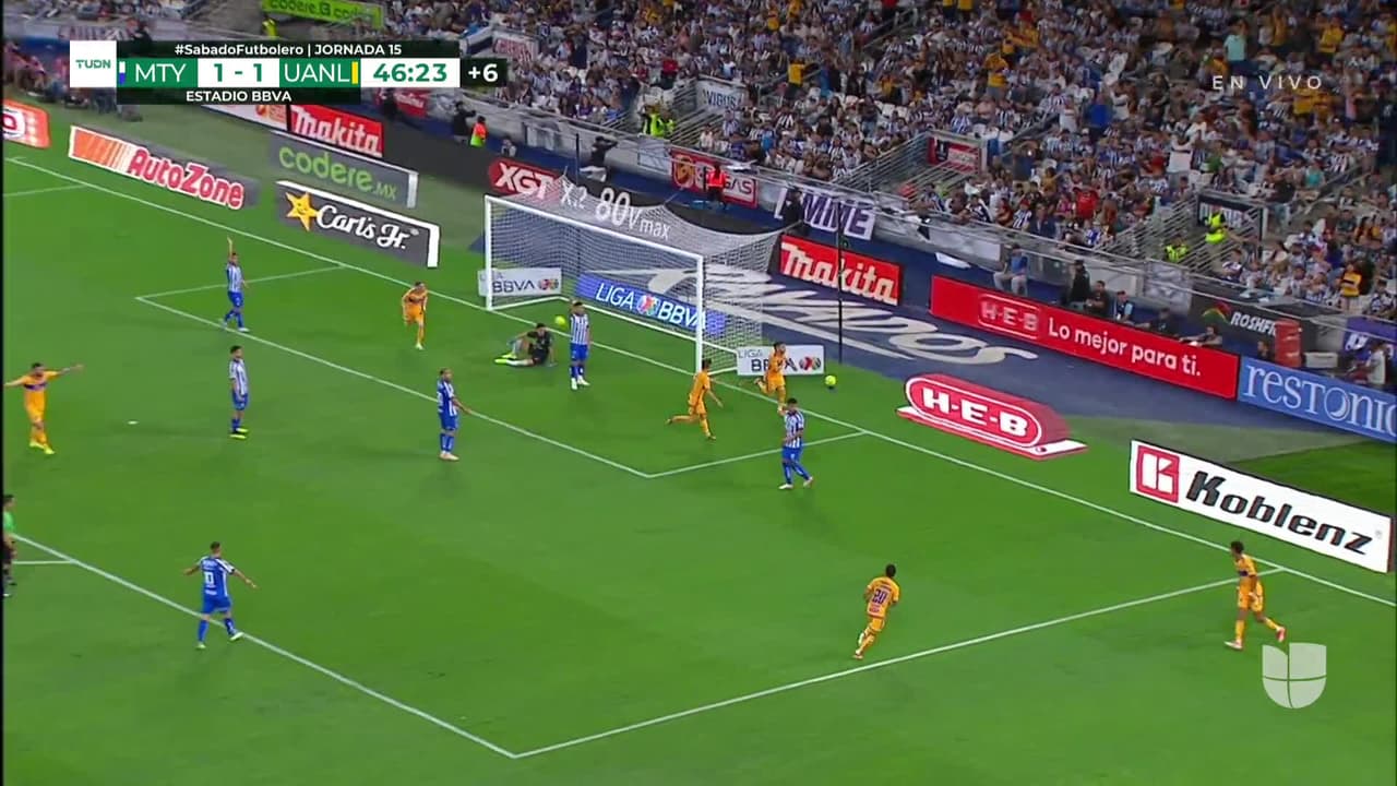¡GOOOL! Fernando Gorriarán anota para Tigres.