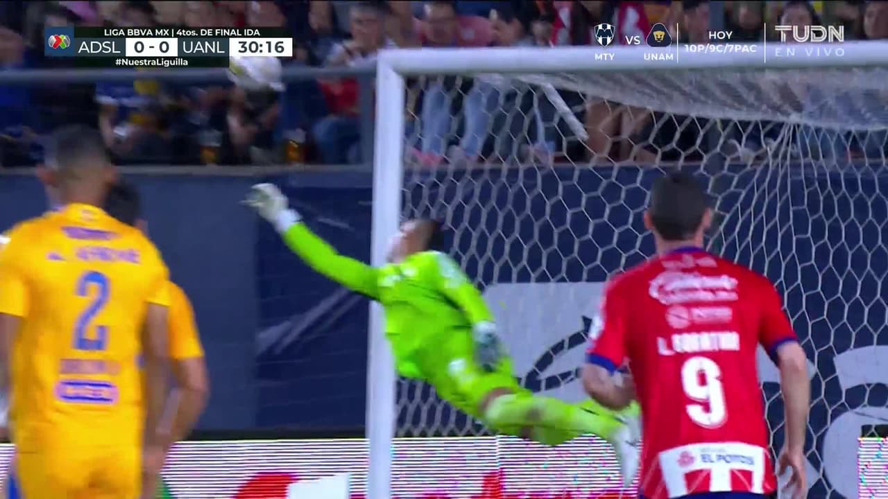 ¡Que salvajada de Nahuel! Se salvan los Tigres del primer gol