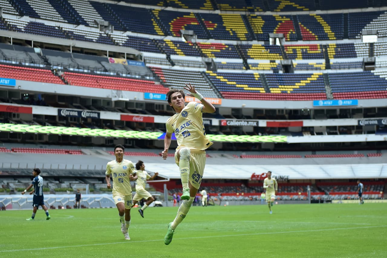 América remonta y golea con cuatro goles de Cantú en Sub-18