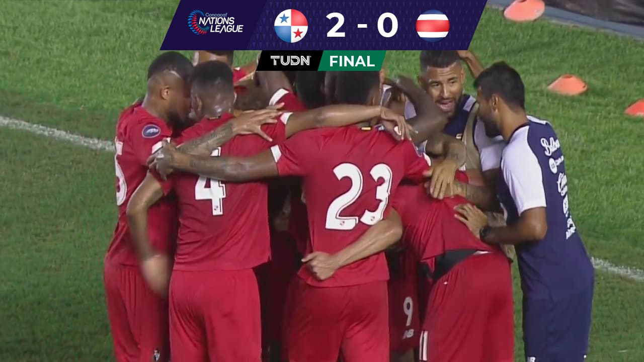 Panamá le pega a Costa Rica 2-0 en la Concacaf Nations league