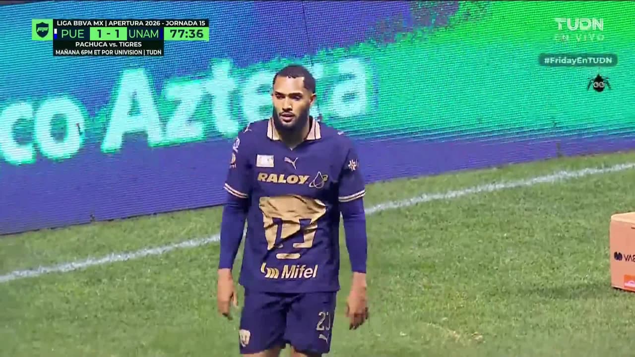 ¡Noche de fallas para Pumas! Ahora Juninho deja escapar el segundo