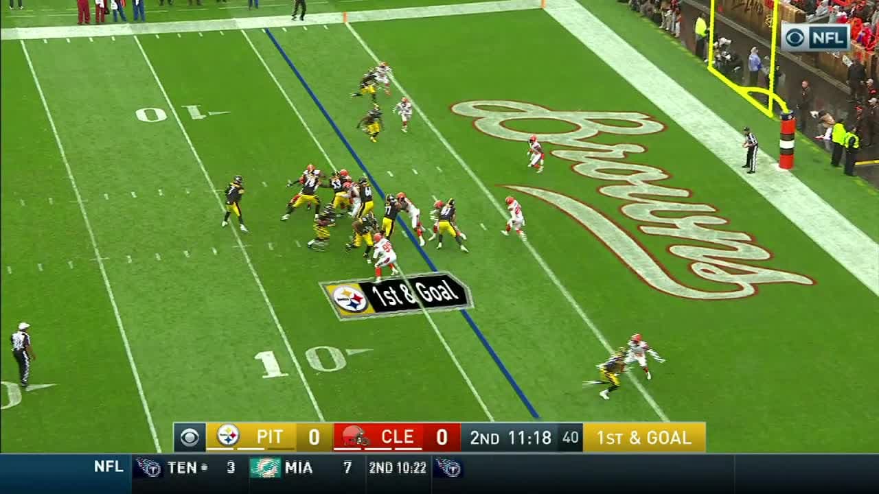 Videos: Steelers y Browns salen tablas