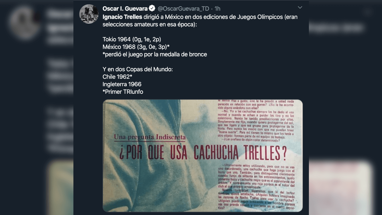 Así reacciona el mundo futbolístico ante el fallecimiento de Ignacio Trelles a sus 103 años.