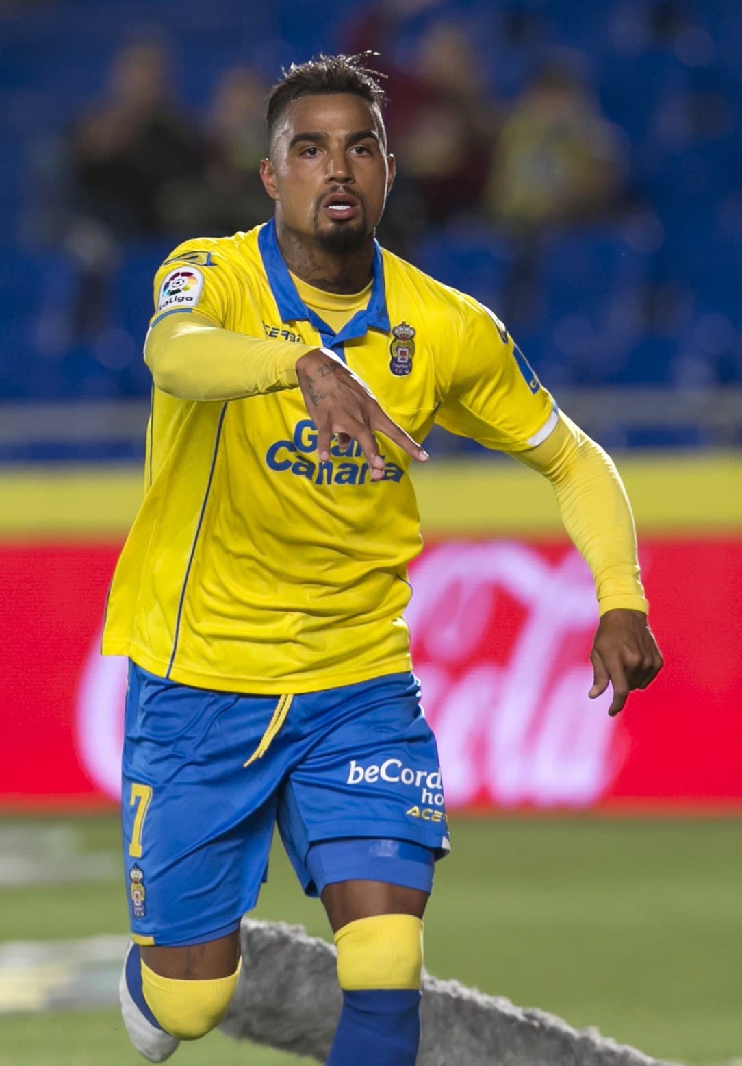Antes de los primeros 10 minutos, Kevin-Prince Boateng marcó de cabeza lo que fue el único gol del partido a favor de Las Palmas.