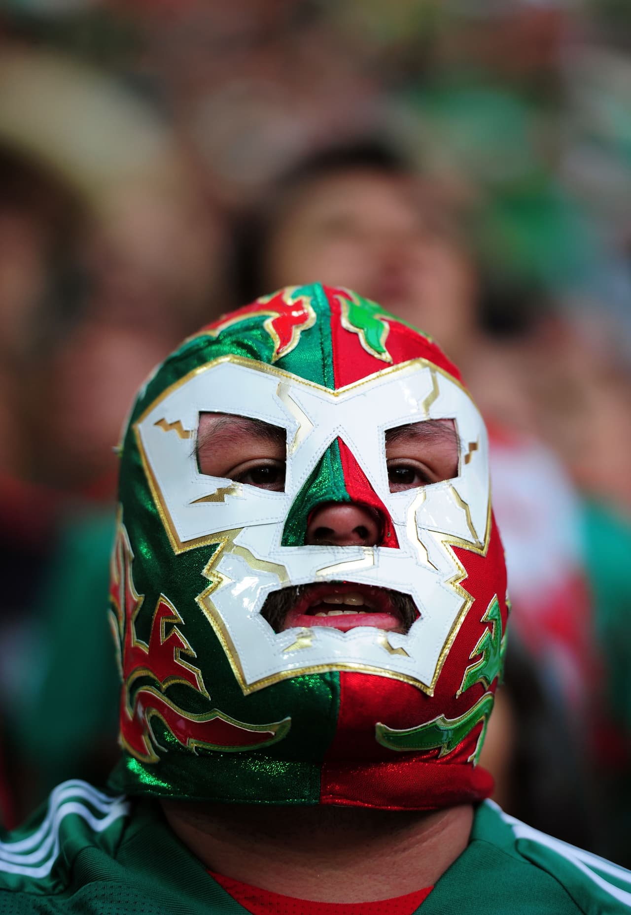 Las máscaras son un atuendo típico en los fanáticos mexicanos en los Mundiales de fútbol, pero en Rusia 2018 fueron prohibidas. Acá algunas de las que han pasado en medio del apoyo de los hinchas.