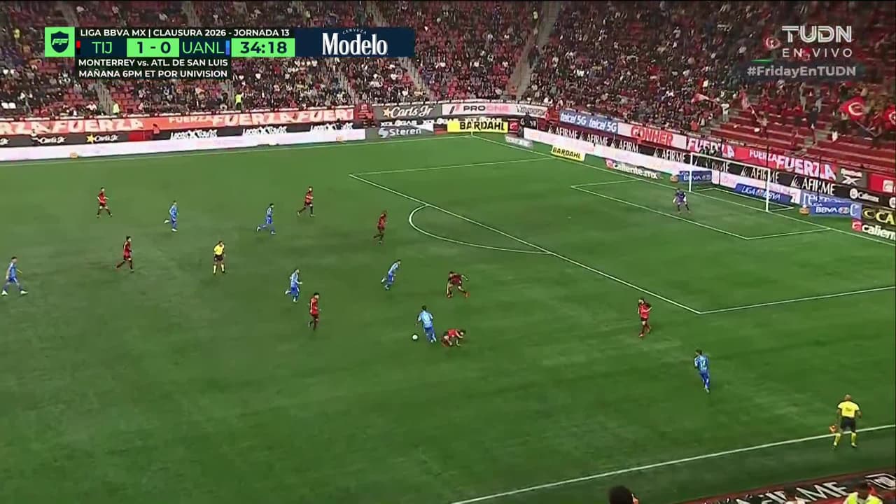 ¡TIRO ATAJADO! disparo por Ángel Correa.