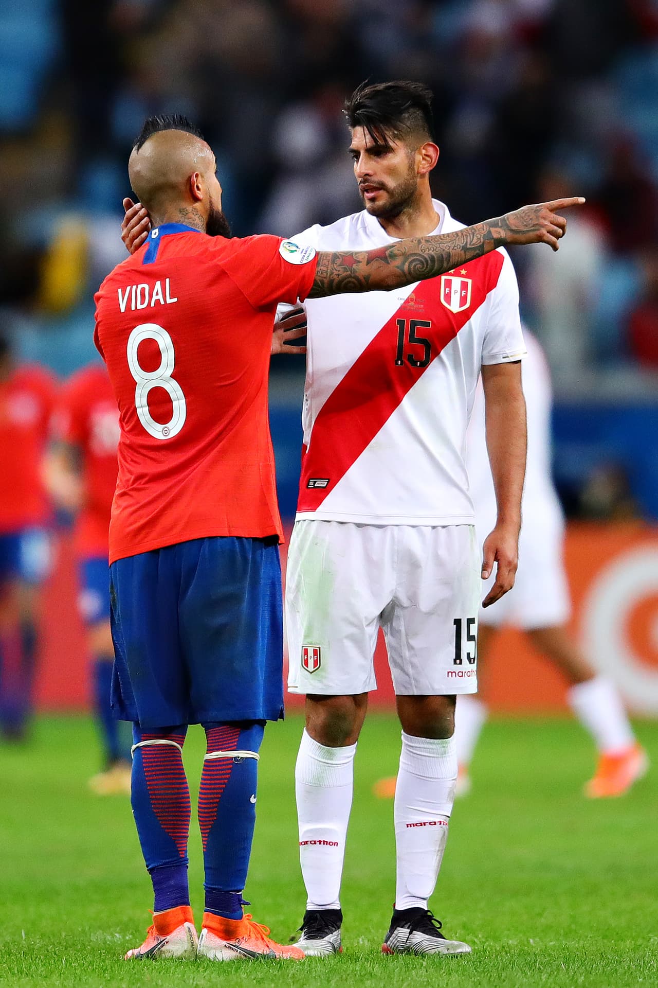 Zambrano fue titular como zaguero central del
<b> Perú de Ricardo Gareca</b> que fue finalista de Copa América 2019.