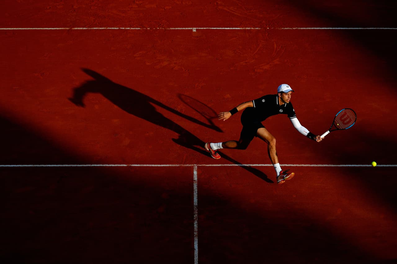El francés Gilles Muller fue otro de los que ya quedó eliminado del segundo torneo más grande en tierra batida, después de Roland Garros.