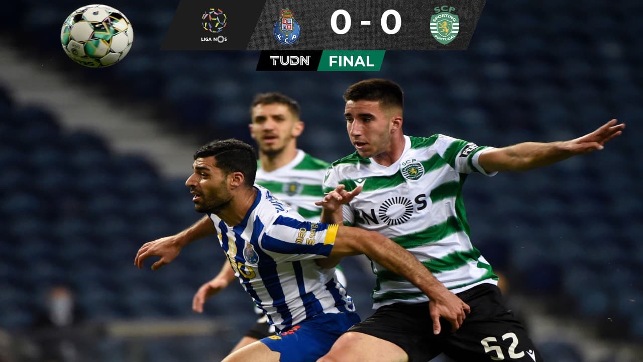 Porto deja escapar la oportunidad de acercarse al Sporting 