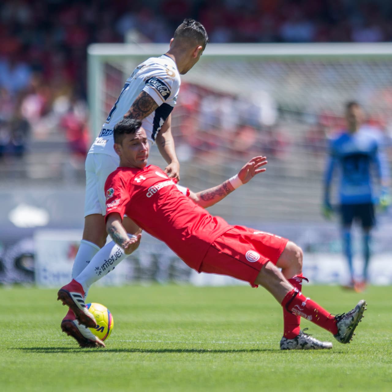 Toluca cuenta con 15 goles a favor y 10 en contra en el presente torneo.
