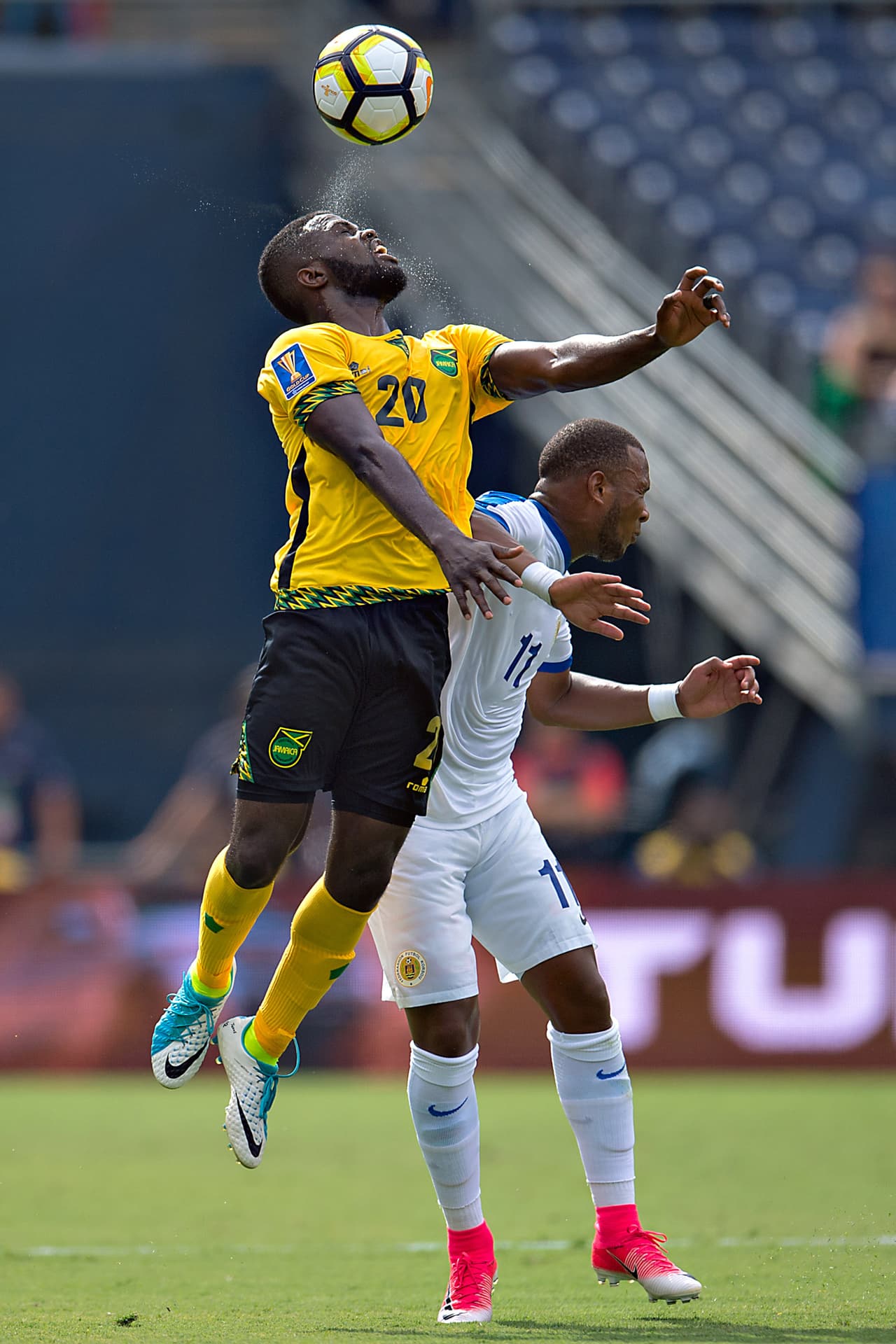 La selección de Jamaica tiró a puerta en seis ocasiones logrando par de anotaciones durante el encuentro.